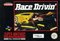 Race Drivin Super Nintendo  box art